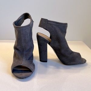 Grey Aldo Block Heels